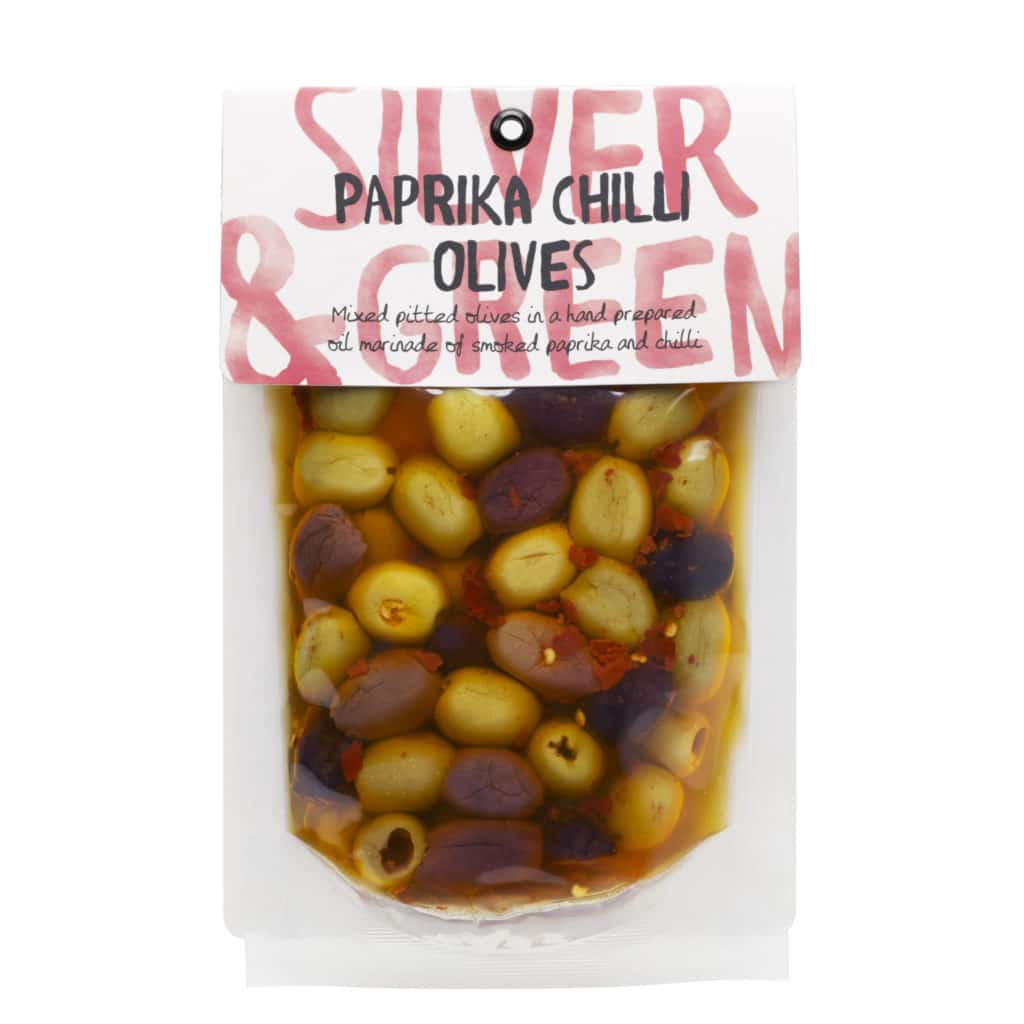 Paprika Chilli Mixed Pitted Olives laffinage.co.uk