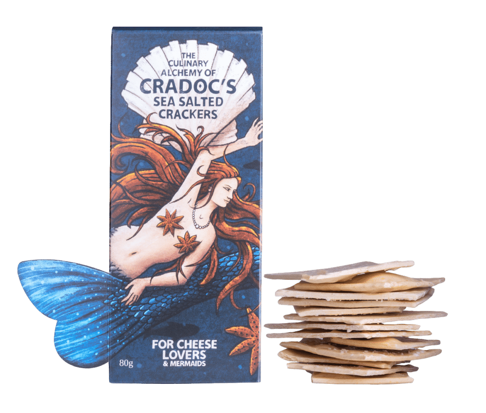 'Cradoc's' - Sea Salted Crackers